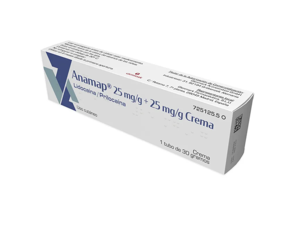 Anamap 25 mg/g + 25 mg/g cream cream