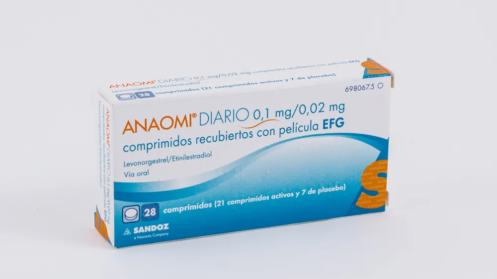 Anaomi Giornaliero 0,1 mg/0,02 mg compresse rivestite con film EFG compresse, rivestite con film