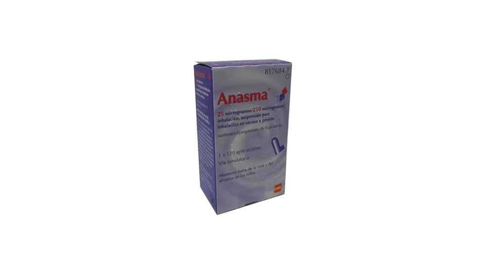 Anasma 25 microgrammi/250 microgrammi/inhalazione, sospensione per inalazione in contenitore sotto pressione sospensione, per inalazione in contenitore sotto pressione