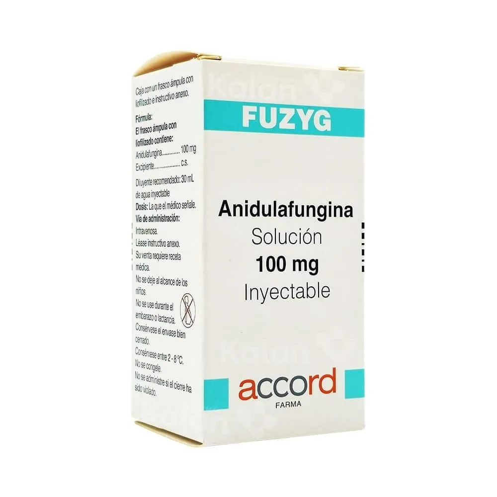 Anidulafungin Accord 100 mg powder for concentrate for solution for infusion EFG powder for concentrate for solution for infusion