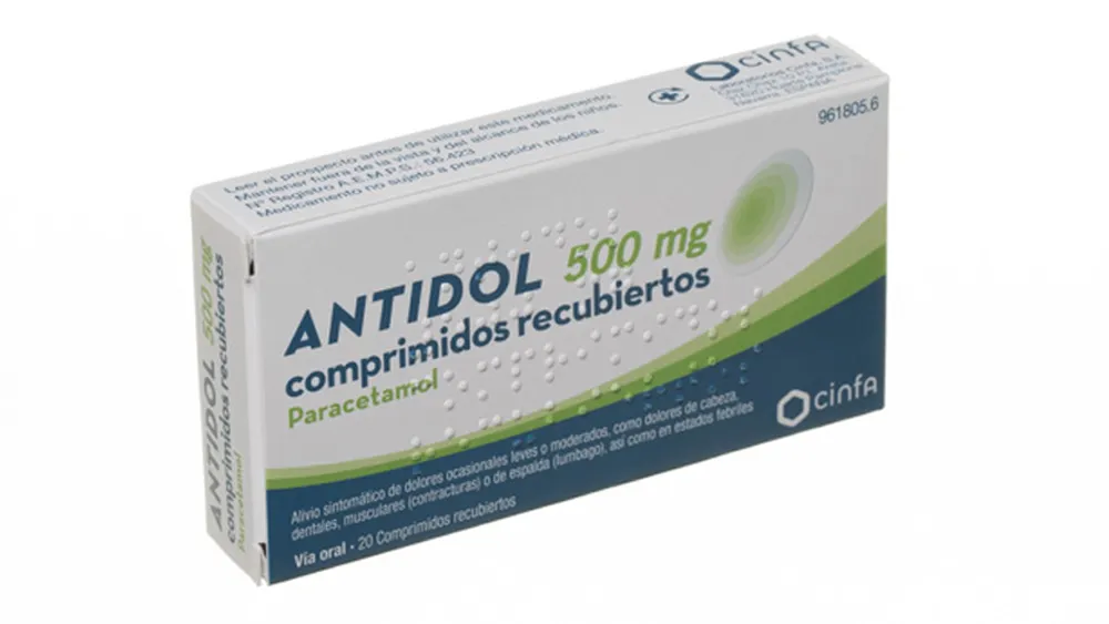 Antidol 500 mg film-coated tablets tablets, film-coated