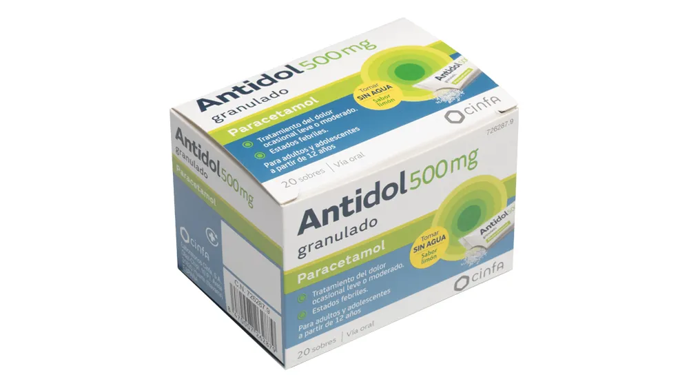 Antidol 500 mg granulato granulato