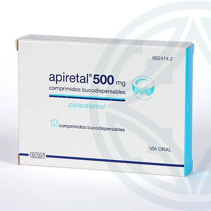 Apiretal 500 mg orodispersible tablets tablets, buccodispersable