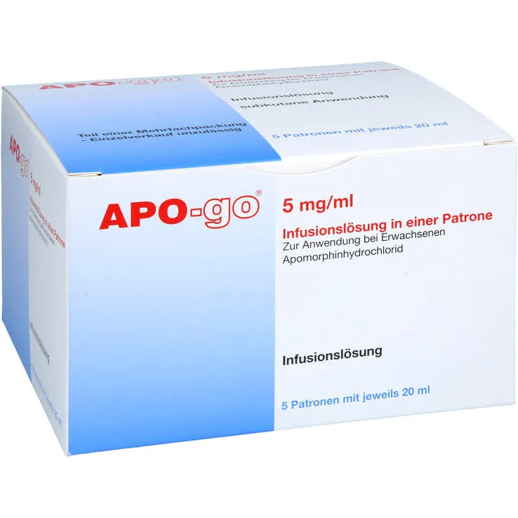 Apo-Go Pod 5 mg/ml solution for infusion in cartridge solution for infusion in cartridge