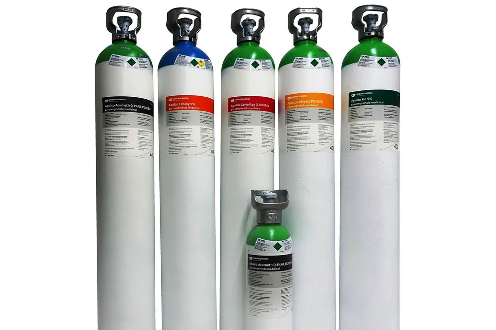 Apulco HE 9% medicinal compressed gas gas, medicinal compressed
