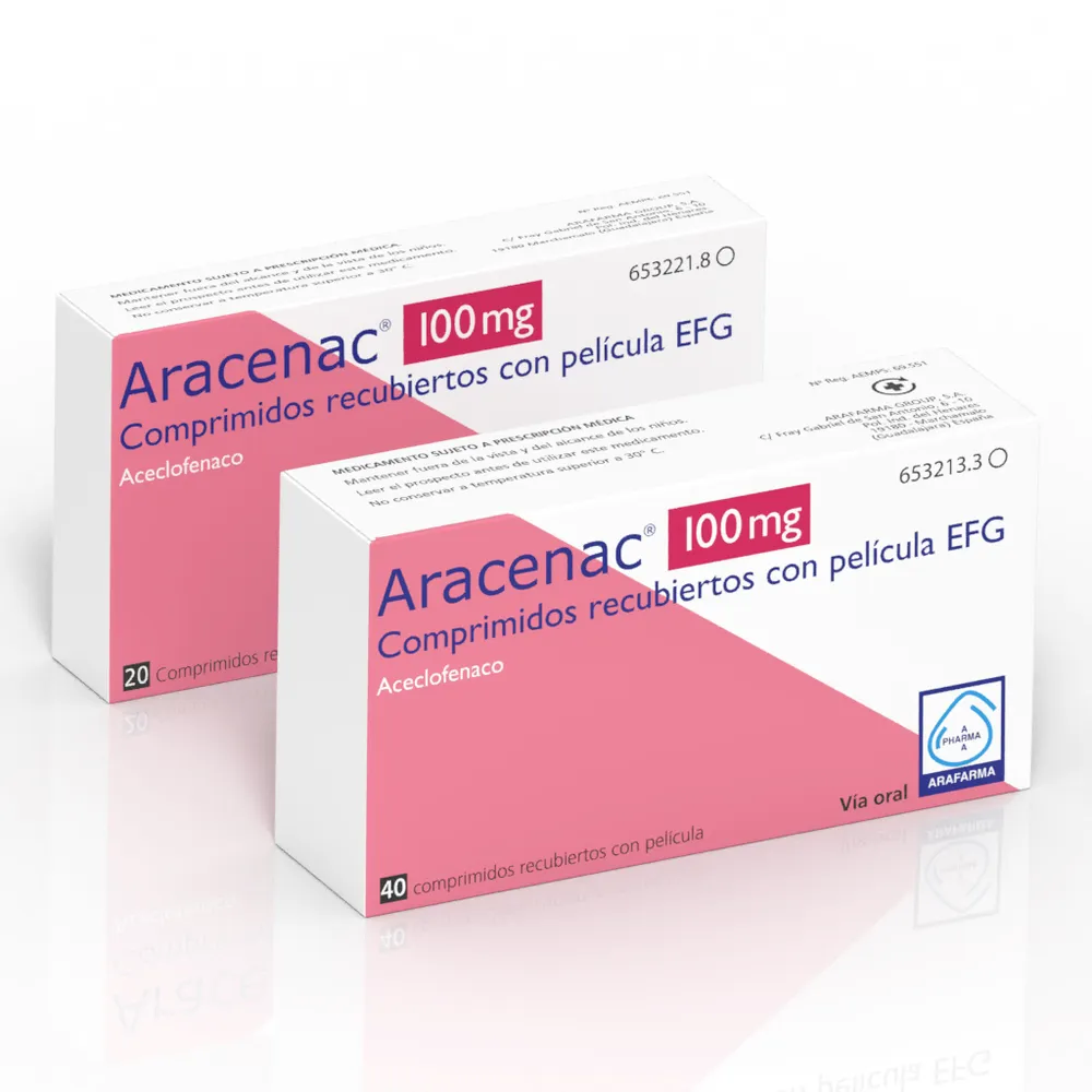 Aracénac 100 mg compresse rivestite con film EFG compresse, rivestite con film
