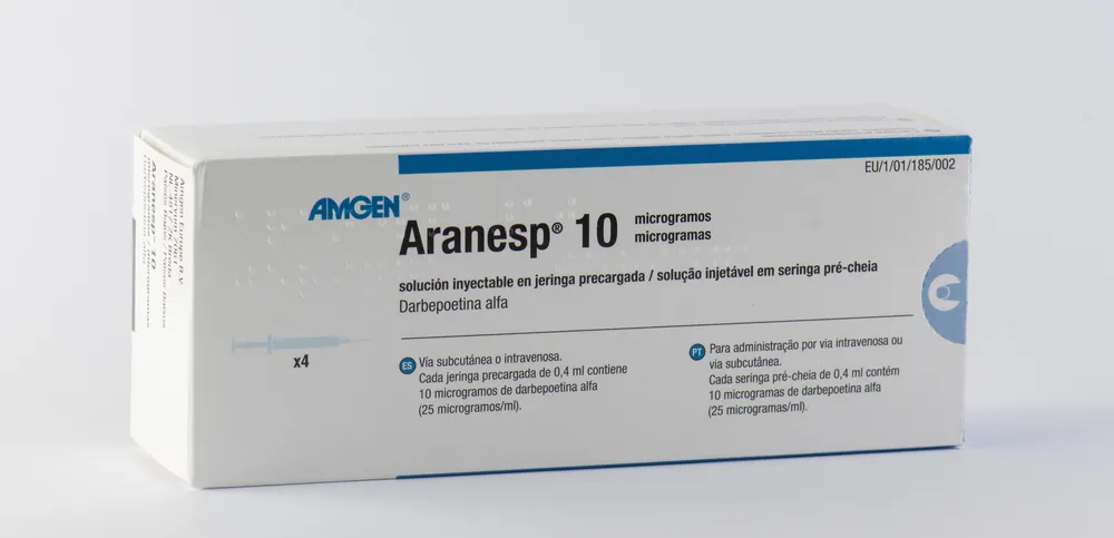 Aranesp 10 micrograms solution for injection in pre-filled syringe solution for injection in a pre-filled syringe