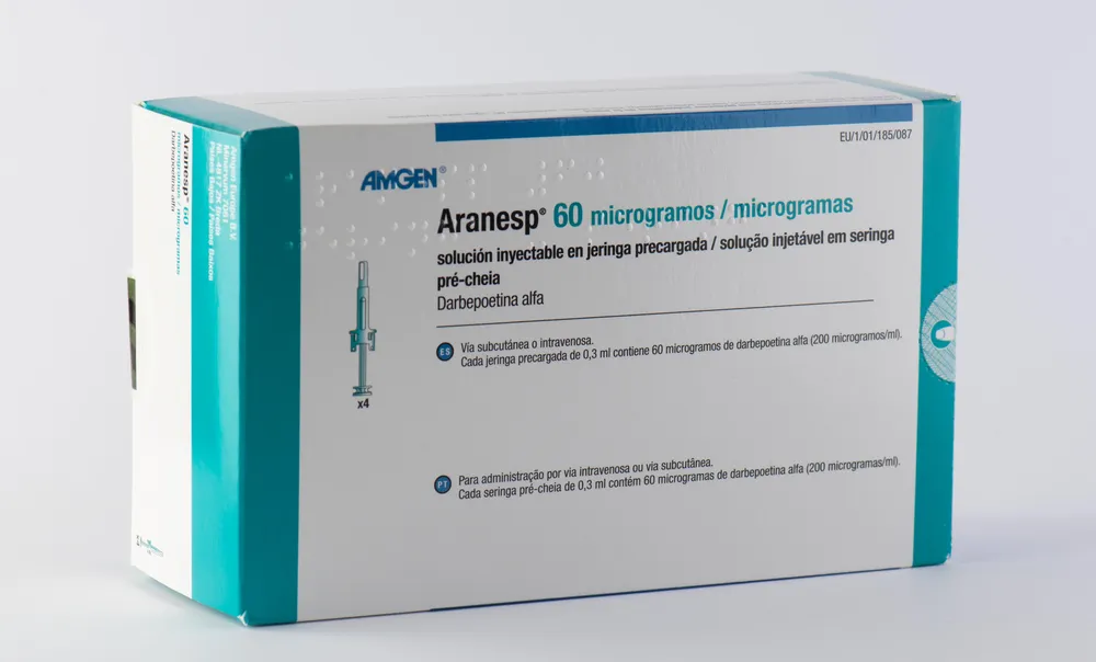 Aranesp 60 micrograms solution for injection in pre-filled syringe solution for injection in a pre-filled syringe