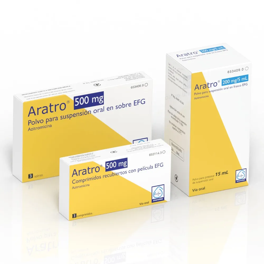 Aratro 500 mg powder for oral suspension in sachet EFG powder for preparation of oral suspension