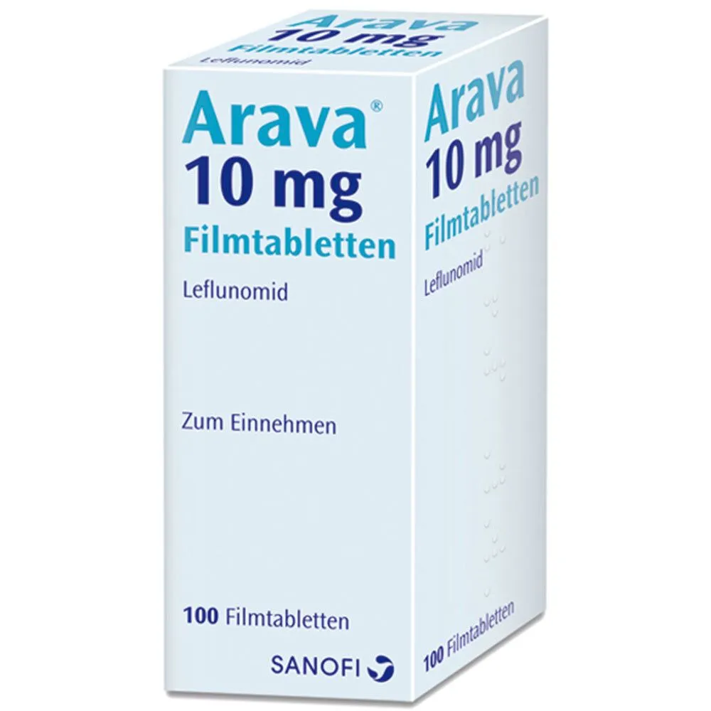 Arava 10 mg compresse rivestite con film compresse, rivestite con film
