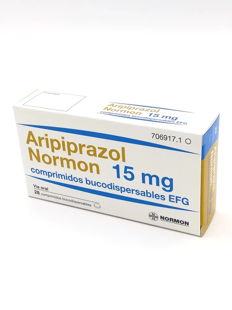Aripiprazole Normon 15 mg orodispersible tablets EFG tablets, buccodispersable