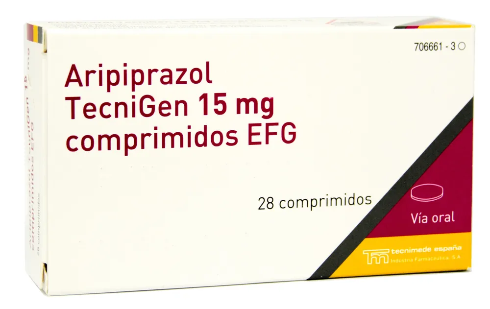 Aripiprazole Tevagen 15 mg orodispersible tablets EFG tablets, buccodispersable