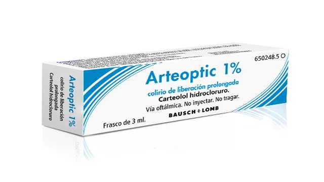 Arteoptic 1% collirio a rilascio prolungato soluzione, oculare a rilascio prolungato