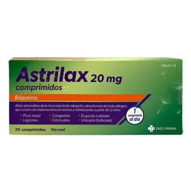 Astrilax 20 mg tablets tablets