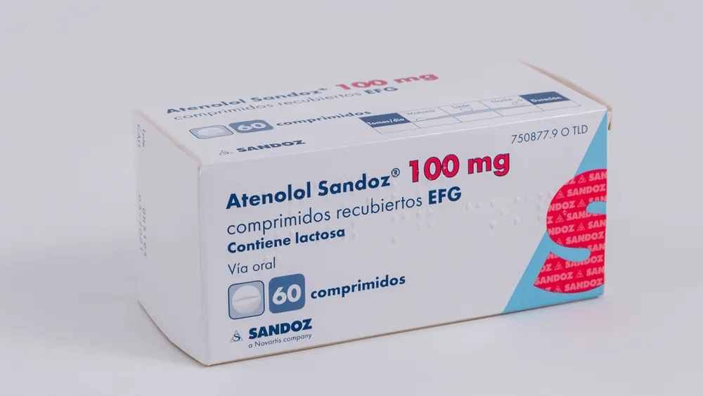 Atenololo Sandoz 100 mg compresse rivestite con film EFG compresse, rivestite con film