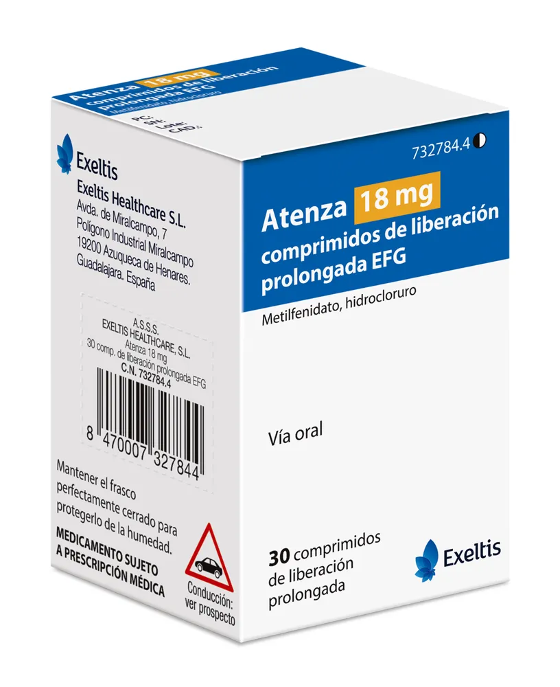 Atenza 18 mg prolonged-release tablets EFG tablets, prolonged-release
