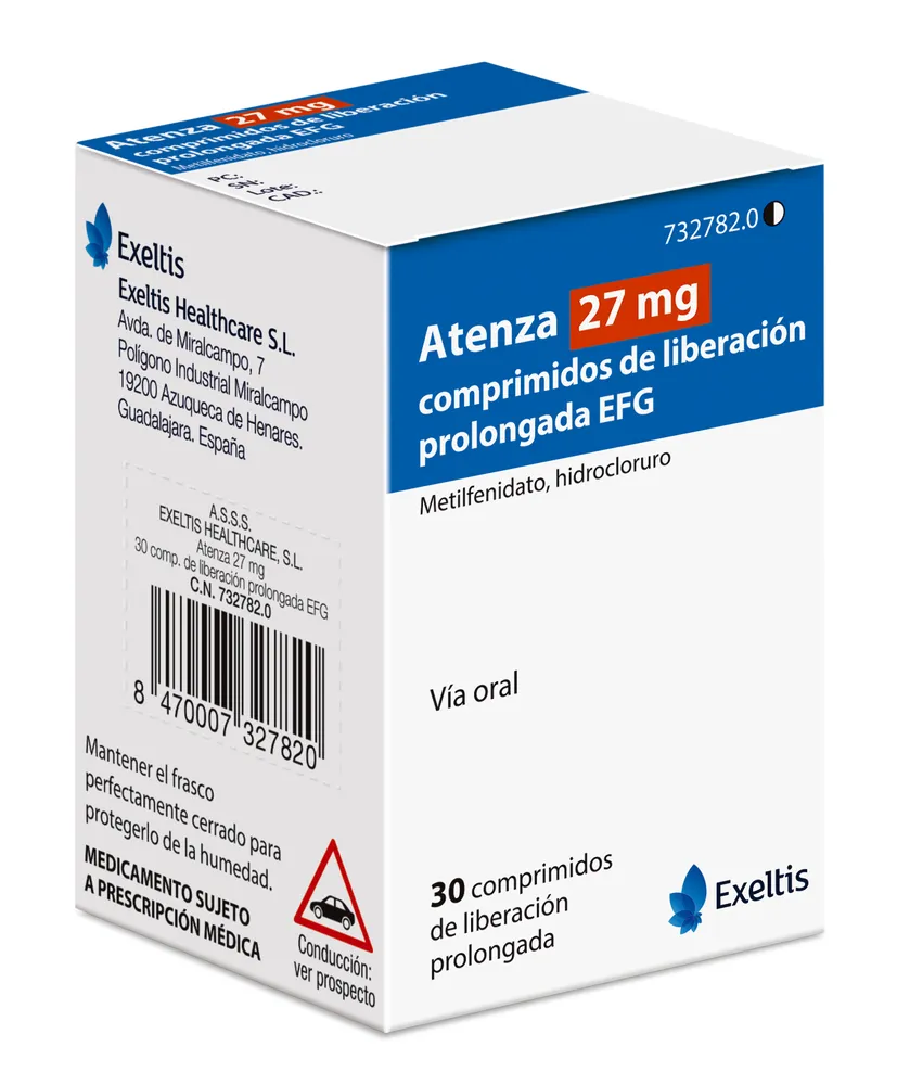 Atenza 27 mg compresse a rilascio prolungato EFG compresse, a rilascio prolungato