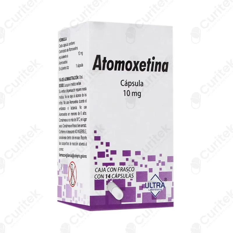 Atomoxetine Tarbis 10 mg hard capsules EFG capsules, hard