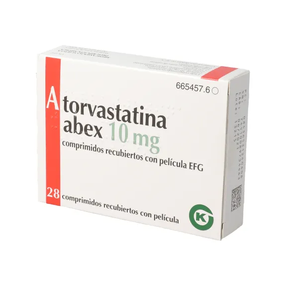 Atorvastatin Abex 10 mg film-coated tablets EFG tablets, film-coated