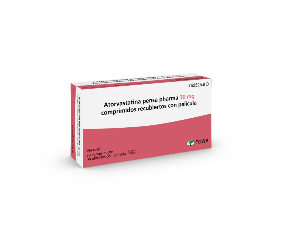 Atorvastatin Pensapharma 30 mg film-coated tablets tablets, film-coated