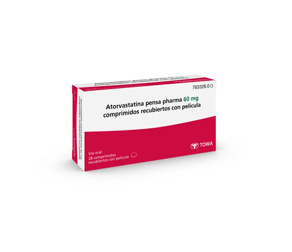 Atorvastatin Pensapharma 60 mg film-coated tablets tablets, film-coated