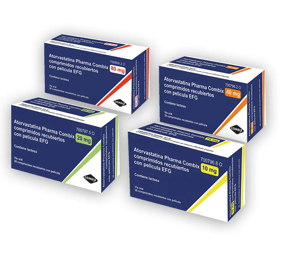 Atorvastatin Pharma Combix 80 mg film-coated tablets EFG tablets, film-coated