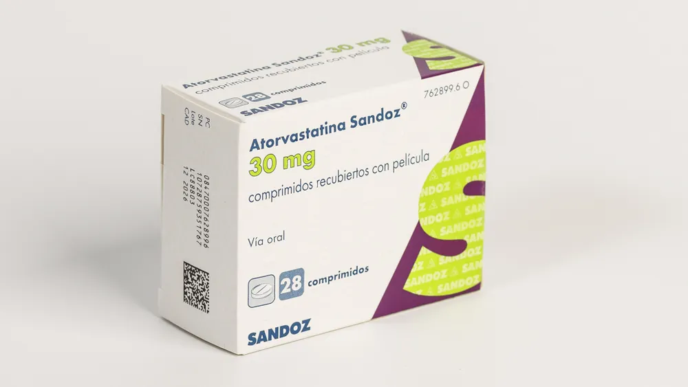 Atorvastatin Sandoz 30 mg film-coated tablets tablets, film-coated