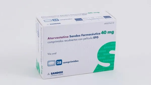 Atorvastatin Sandoz 40 mg film-coated tablets EFG tablets, film-coated