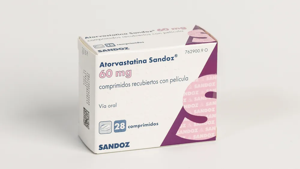 Atorvastatin Sandoz 60 mg film-coated tablets tablets, film-coated