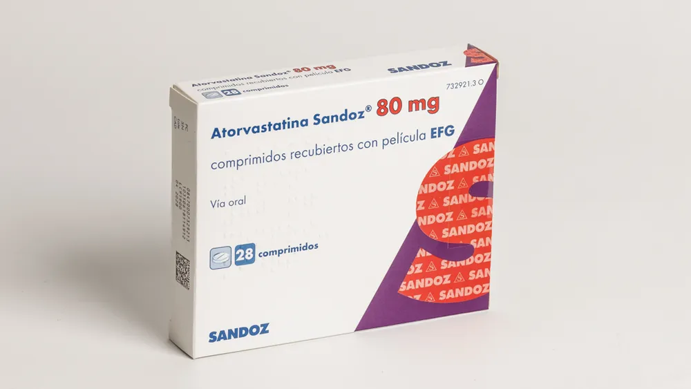 Atorvastatina Sandoz 80 mg compresse rivestite con film EFG compresse, rivestite con film