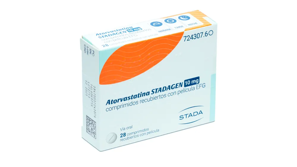 Atorvastatin Stadagen 10 mg film-coated tablets EFG tablets, film-coated