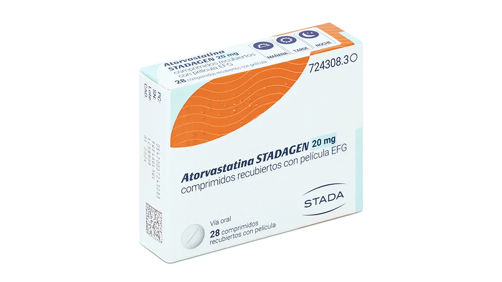 Atorvastatin Stadagen 20 mg film-coated tablets EFG tablets, film-coated