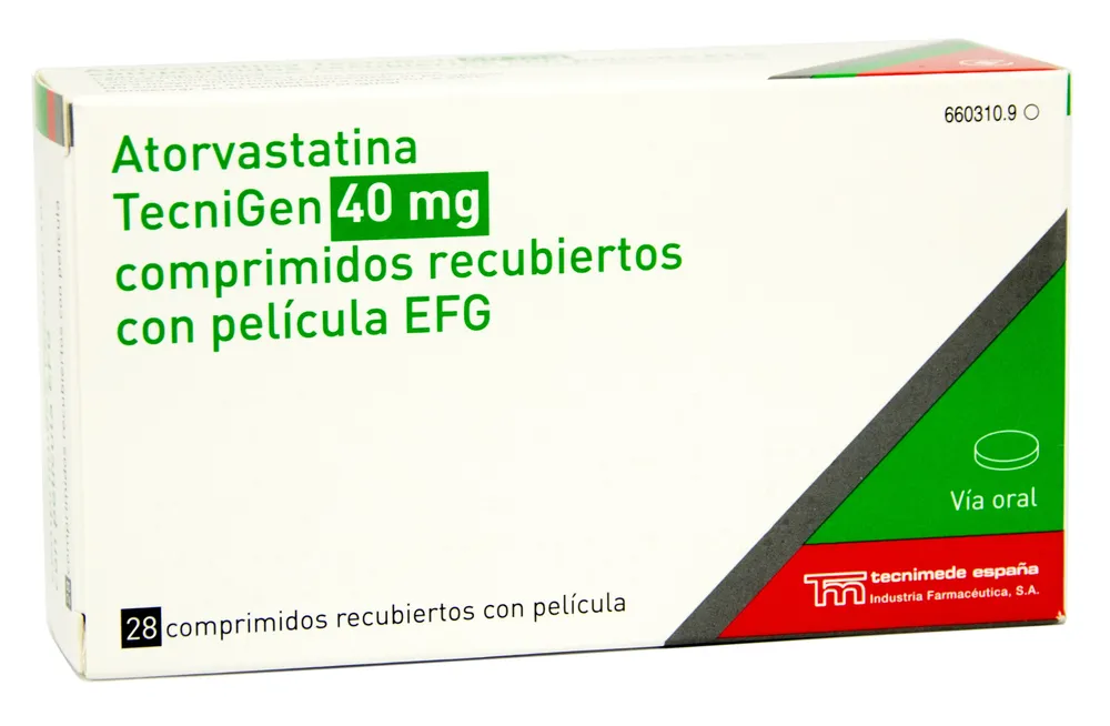 Atorvastatin Tecnigen 40 mg film-coated tablets EFG tablets, film-coated