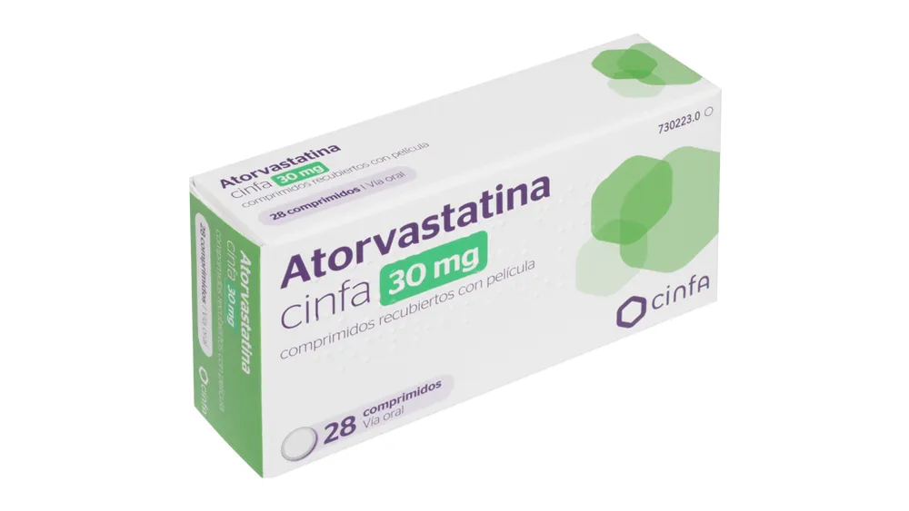 Atorvastatin Teva-Ratio 30 mg film-coated tablets tablets, film-coated