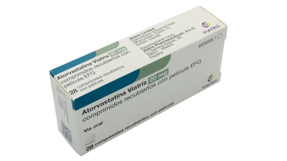 Atorvastatina ViatriS 20 mg compresse rivestite con film EFG compresse, rivestite con film