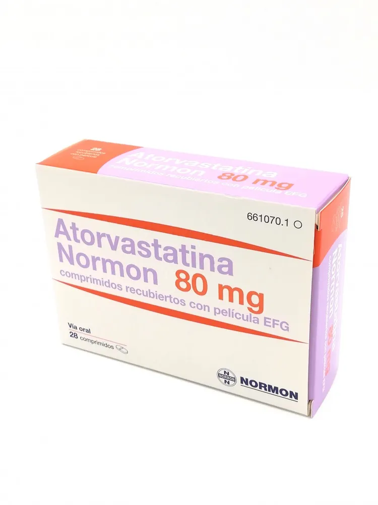 ATORVASTATINA VIR PHARMA 80 mg COMPRIMIDOS RECUBIERTOS CON PELICULA EFG COMPRIMIDO RECUBIERTO CON PELÍCULA