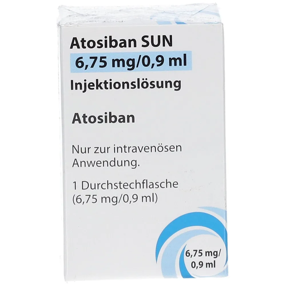 Atosiban SUN 6.75 mg/0.9 ml solution for injection EFG solution for injection