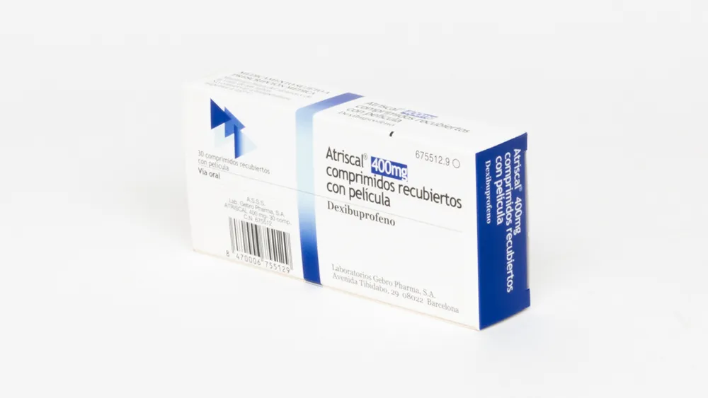 ATRISCAL 400 mg COMPRIMIDOS RECUBIERTOS CON PELICULA COMPRIMIDO RECUBIERTO CON PELÍCULA