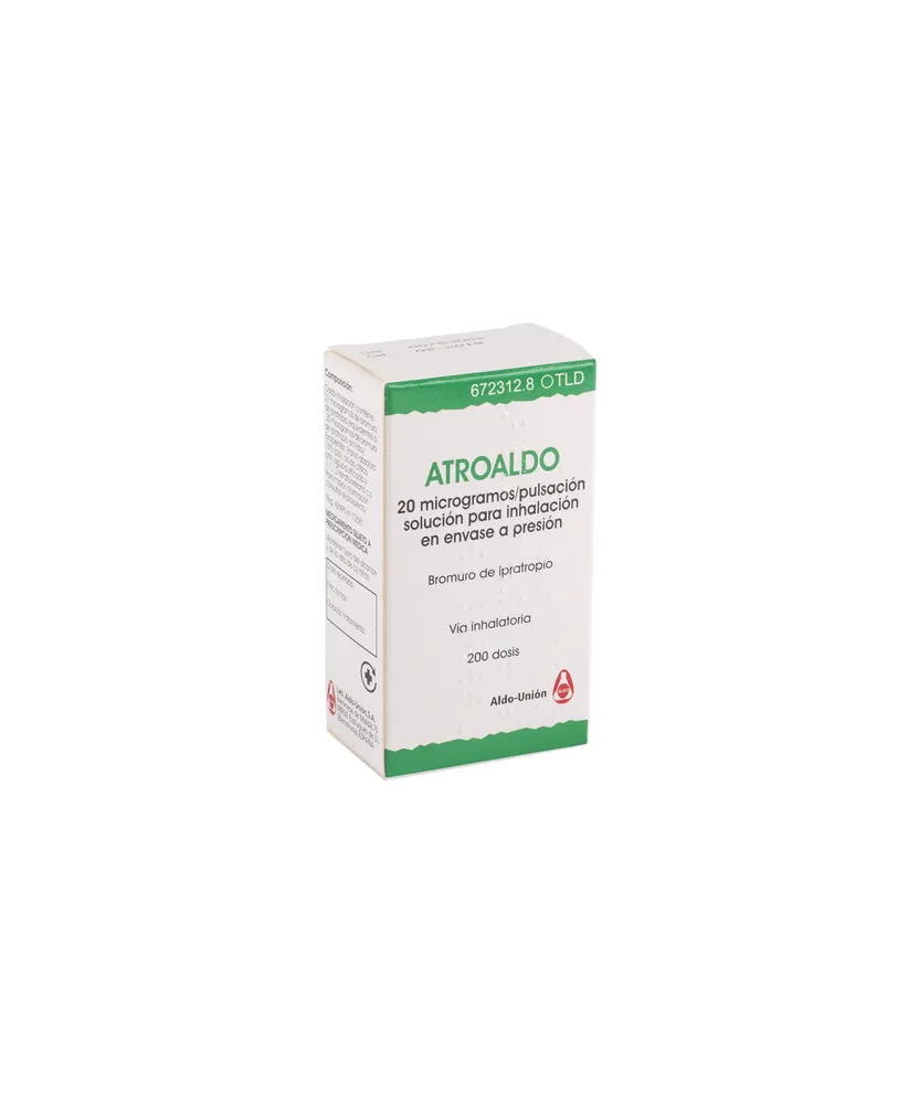 Atroaldo 20 microgrammi/erogazione soluzione per inalazione in contenitore sotto pressione soluzione per inalazione in contenitore sotto pressione