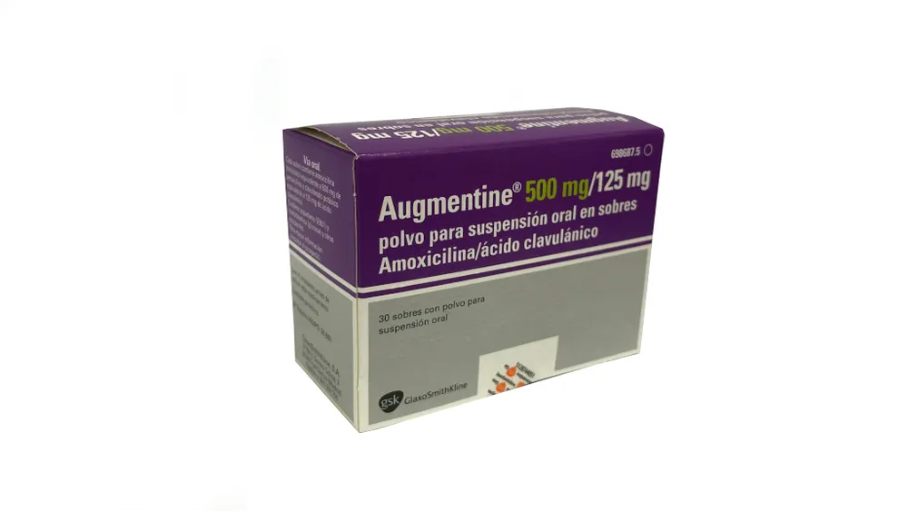 Augmentin 500 mg/125 mg powder for oral suspension in sachets powder for preparation of oral suspension