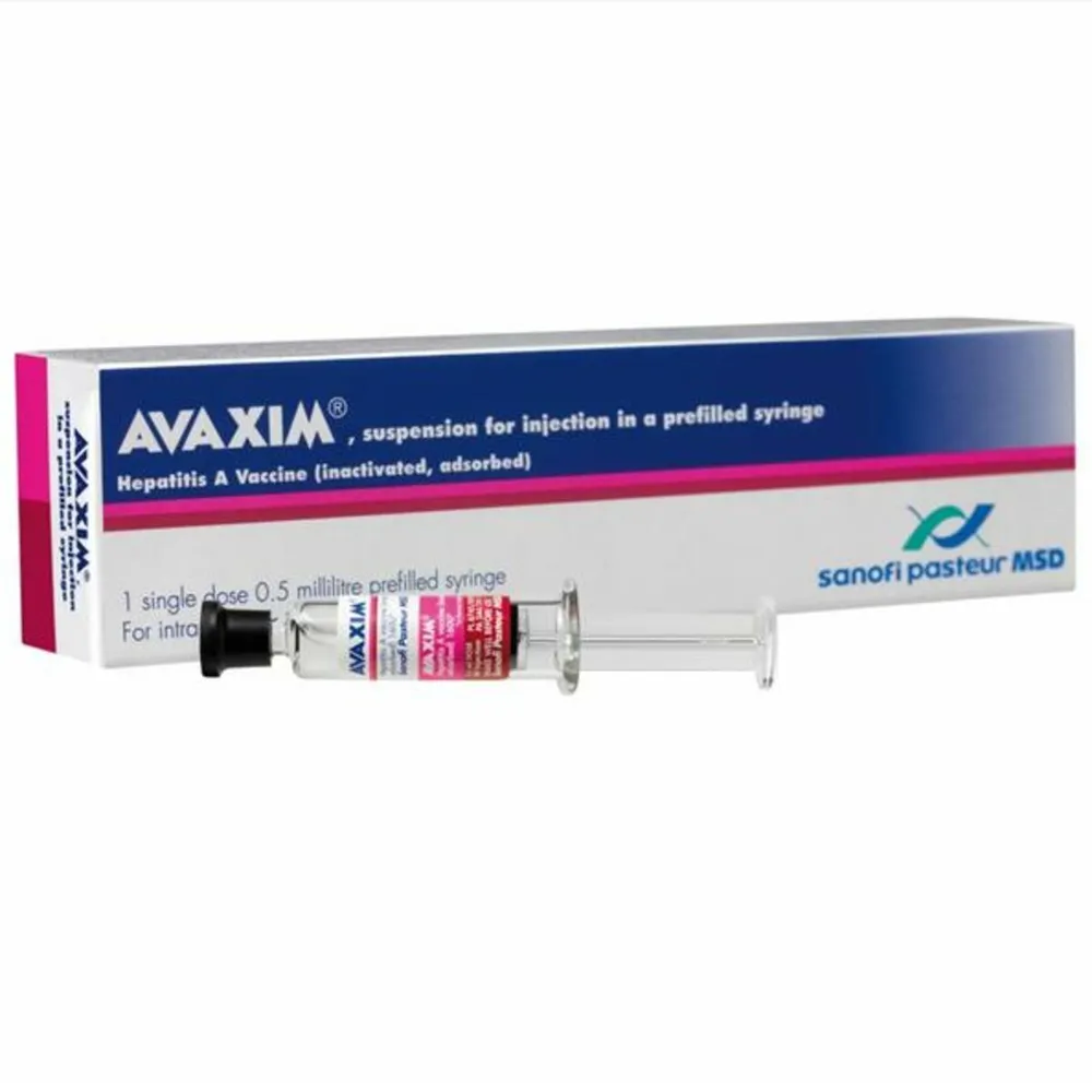 Avaxim injectable suspension in pre-filled syringe suspension for injection, in pre-filled syringe
