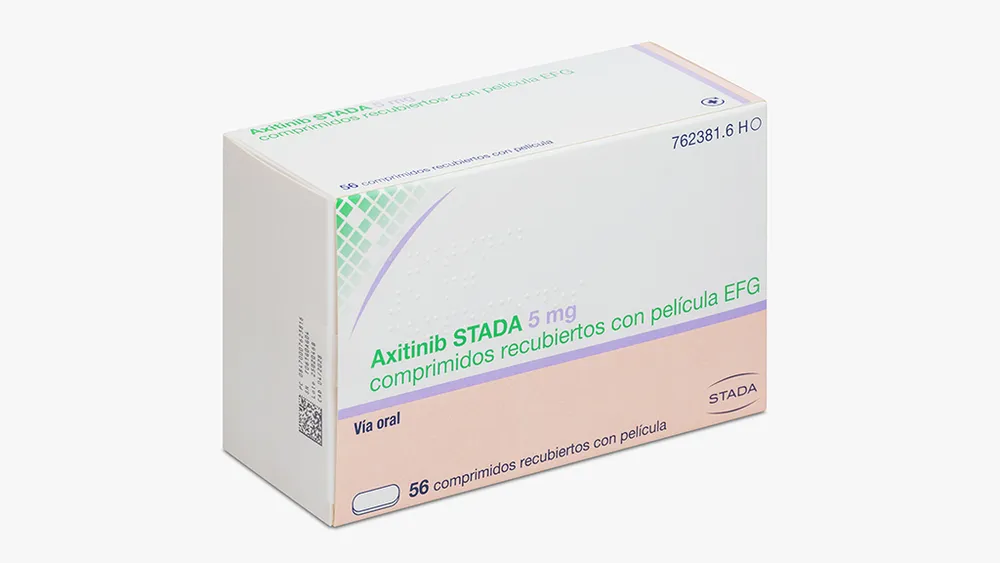 Axitinib STADA 5 mg film-coated tablets EFG tablets, film-coated