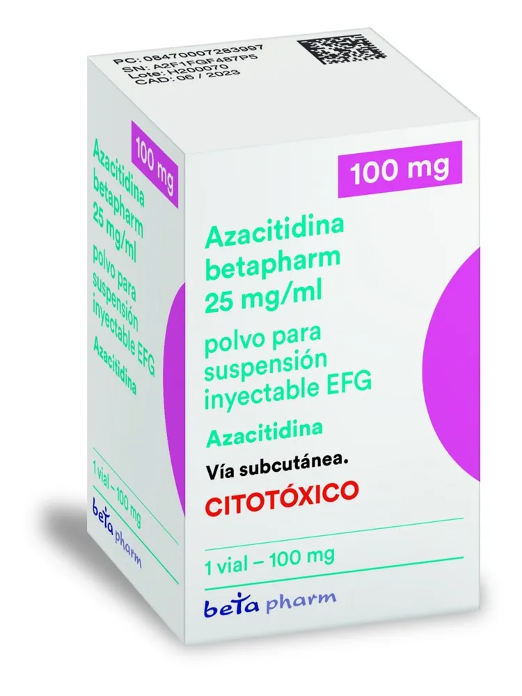 Azacitidina Accord 25 mg/ml polvere per sospensione iniettabile EFG polvere per preparazione di sospensione iniettabile