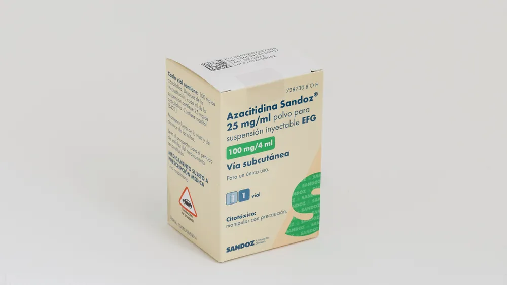Azacitidine Sandoz 25 mg/ml powder for injection solution EFG powder for injectable suspension