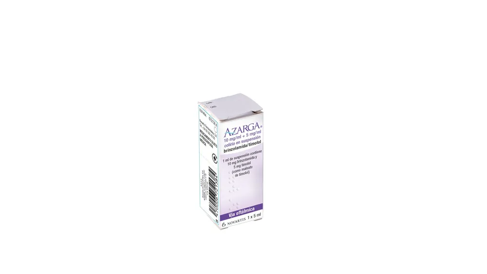 Azarga 10 mg/ml + 5 mg/ml eye drops in suspension suspension, ophthalmic