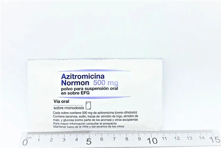 Azithromycin Alter 500 mg granules for oral suspension EFG suspension, oral for preparation from granules