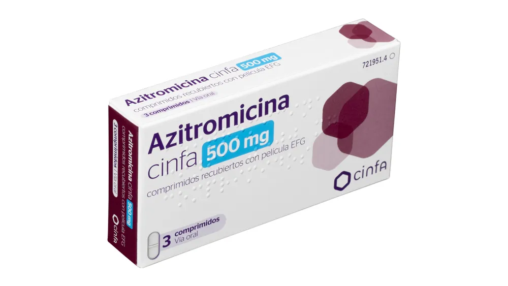 Azithromycin CINFA 500 mg film-coated tablets EFG tablets, film-coated