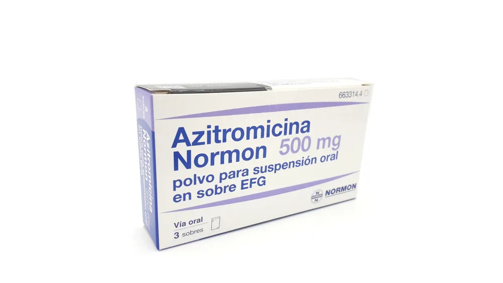 Azitromicina Normon 500 mg polvere per sospensione orale in bustina EFG polvere per preparazione di sospensione orale