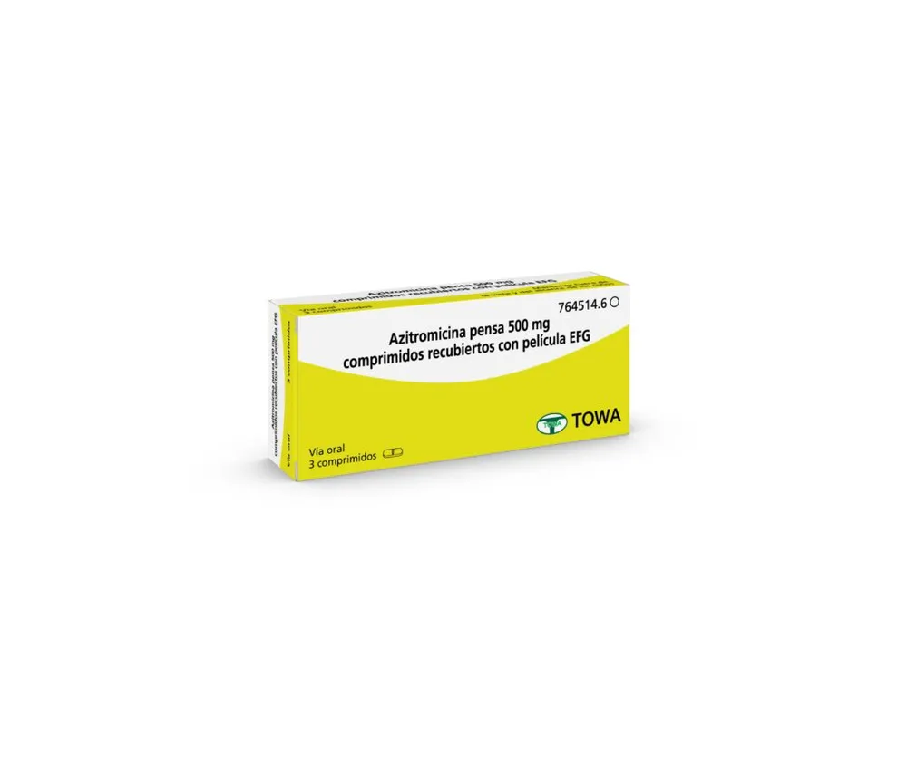 Azithromycin Pensapharma 500 mg film-coated tablets EFG tablets, film-coated