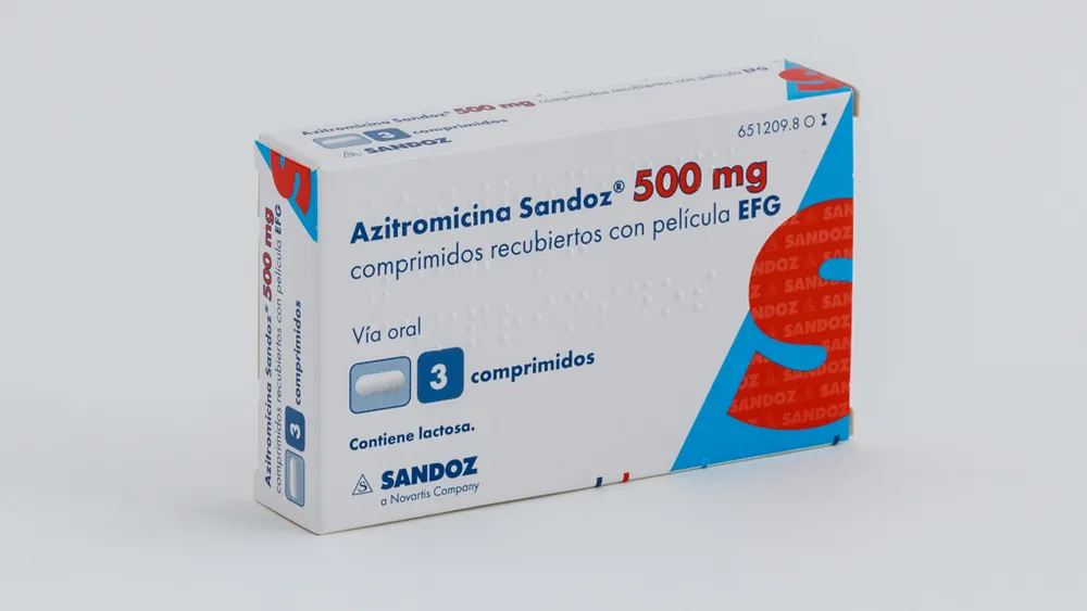 Azithromycin Sandoz 500 mg film-coated tablets EFG tablets, film-coated